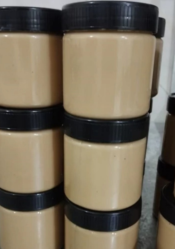 کره بادام زمینی اعلا بستهبندی تازه و مقوی خانگی