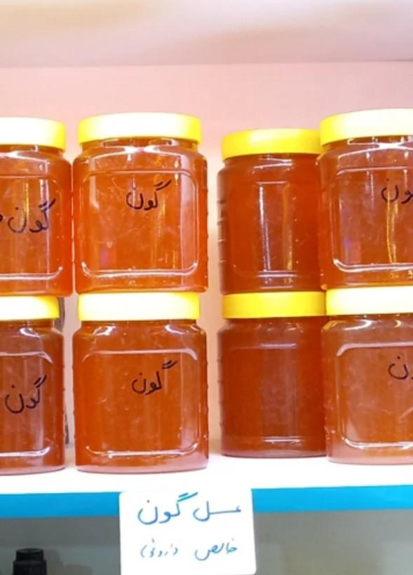 عسل دیابتی دارویی گون بستهبندی اعلا بدون شکر طبیعی